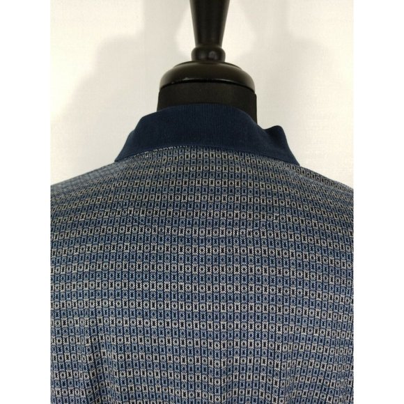 Croft & Barrow Golf Pullover Polo Short Sleeve Blue Soft Cotton Shirt Mens XL - Picture 7 of 10